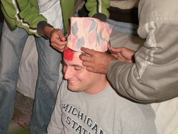 RYAN members celebrating with members of the local Bhutanese refugee community in 2009.